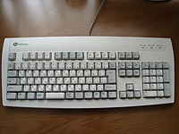 以前購入したマシンに付属のキーボードを愛用しているという