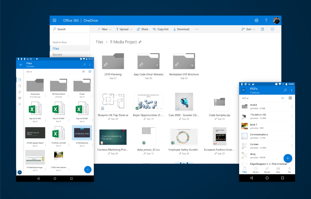 Microsoft、クラウドストレージ“OneDrive”のデザインを刷新 ~年内に投入へ