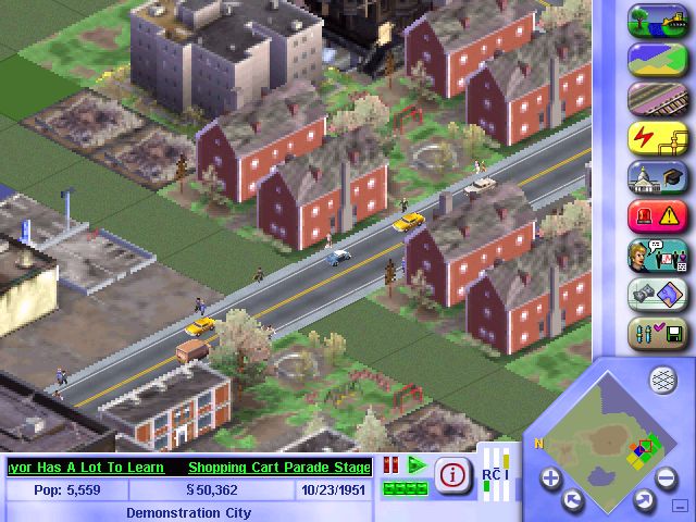 窓の杜 交通渋滞解消やゴミ問題解決など今日も市長は大いそがし！「SimCity 3000」