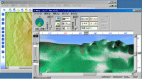 「カシミール3D」で山岳風景CGを作成する「カシバード」機能