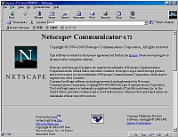 「Netscape Communicator」v4.72