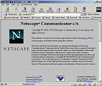 「Netscape Communicator」v4.76