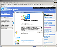 「Internet Explorer 6」英語正式版