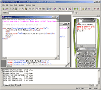 「Openwave SDK, Universal Edition」のメイン画面