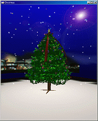 「３次元クリスマスツリー」