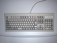 IBM製のPCに付属のキーボードを好んで使っているとのこと