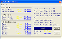 「MulBench」でHyper-Threading非対応Pentium 4 2.20GHzを計測