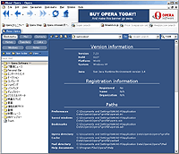 「Opera」v7.23（Build 3227）英語版