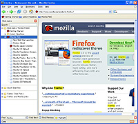 「Firefox」v1.0 Preview Release Release Candidates