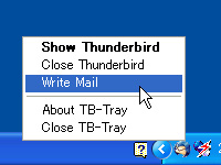 「Thunderbird-Tray」v0.6