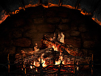 「Fireplace 3D Screensaver」v1.0