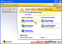 「Norton AntiVirus 2006」Beta版