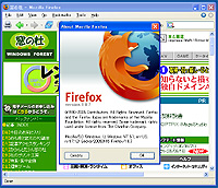 「Firefox」v1.0.7 英語版