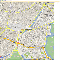 「OnlineScreen」で撮影した“Google マップ”の広角地図
