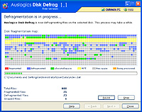「Auslogics Disk Defrag」v1.1.1.195