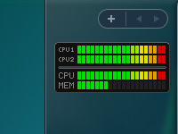 「CPU & MEM meter」v1.0