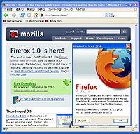 「Firefox」v1.0