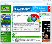 「Google Chrome」v0.3.154.9