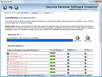 「Secunia Personal Software Inspector」v1.0.0.1