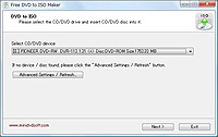 「FREE DVD ISO Maker」v1.2
