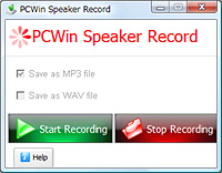 「PCWin Speaker Record」v1.1.7