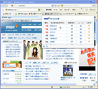 MSN版「Internet Explorer 8」