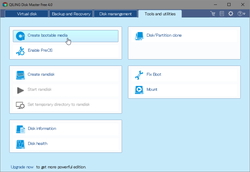 Windows Pe ディスクの作成に対応した Qiling Disk Master Free V4 0が公開 窓の杜