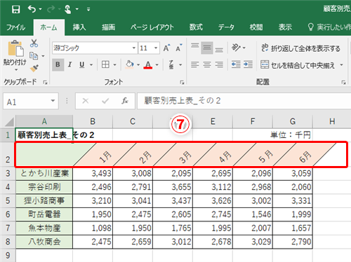 Excel セル内の文字列を斜めに表示してインパクトのある表に エクセルで文字列の配置を変更して見やすくするテク いまさら聞けないexcelの使い方講座 窓の杜