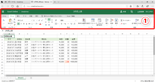 Excel Webブラウザー上で手軽に複数のメンバーと資料を共同編集したい Excel Onlineを活用してエクセルのブックを共有するテク いまさら聞けないexcelの使い方講座 窓の杜