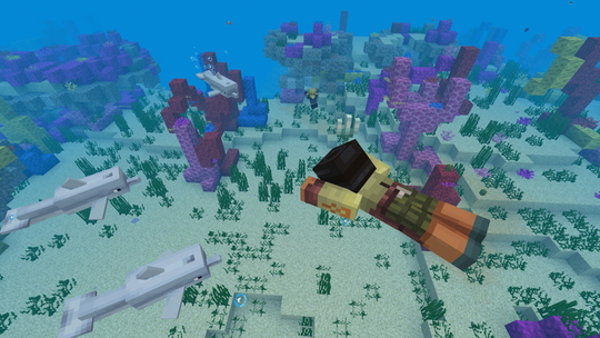 Minecraft V1 4が公開 イルカや海底遺跡などを追加した 海のアップデート 窓の杜