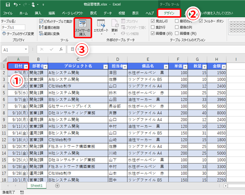 Excel オートフィルターより超便利 エクセルでのデータ絞り込みが格段にラクになるスライサー活用テク いまさら聞けないexcelの使い方講座 窓の杜