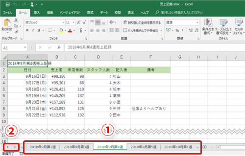 Excel効率化 シートが多すぎて目的のデータを探せない エクセルで見たいシートへすばやくジャンプできる目次を作成するテク いまさら聞けない Excelの使い方講座 窓の杜