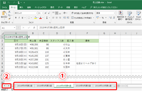 Excel効率化 シートが多すぎて目的のデータを探せない エクセルで見たいシートへすばやくジャンプできる目次を作成するテク いまさら聞けないexcelの使い方講座 窓の杜