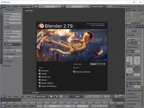 フリーの3dcg制作ツール Blender が Microsoft Store から入手可能に やじうまの杜 窓の杜