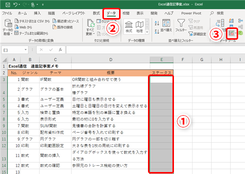 Excel 管理が簡単で見やすい進捗表を作って仕事を効率化 エクセルでステータスを選ぶだけで色が変わる表を作る方法 いまさら聞けないexcelの使い方講座 窓の杜