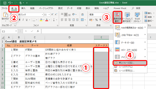 Excel 管理が簡単で見やすい進捗表を作って仕事を効率化 エクセルで