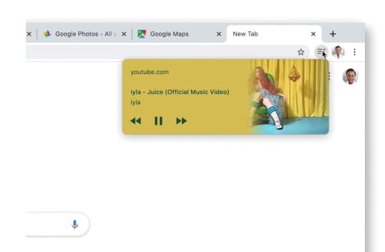 Google Chrome に新しいメディアハブを追加 タブで再生されている音声を一括管理 窓の杜