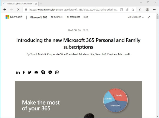 Office 365 は4月22日から Microsoft 365 に 個人 家族向けサブスクリプションを追加 窓の杜