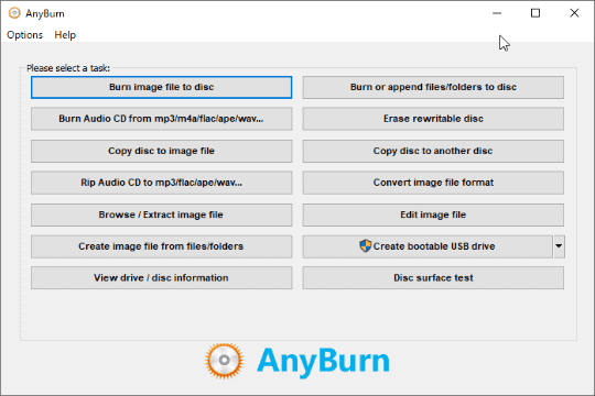 Blu Ray対応で無料の多機能ライティングツール Anyburn V5 0が公開