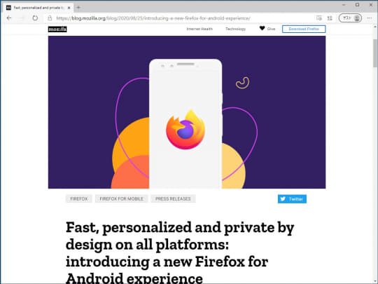 Android版 Firefox で利用できるアドオンが少な過ぎる問題についてmozillaが声明 窓の杜