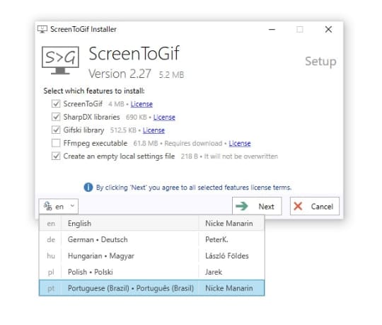 レコーダーのデザインが再設計された Screentogif V2 27 フリーのデスクトップキャプチャーツール 窓の杜