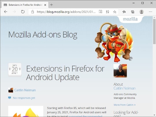 Android版 Firefox で Addons Mozilla Org からアドオンを直接インストール可能に 窓の杜