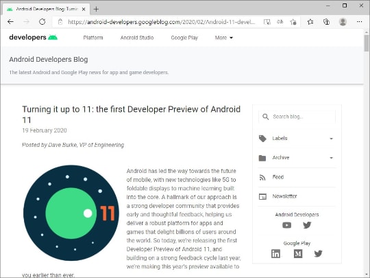 Google Android Os 12 の開発者プレビューを公開 今年後半にも正式リリースへ 窓の杜