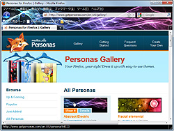 テーマ機能 ペルソナ を統合 動作速度にも磨きをかけた Firefox 3 6 正式版 窓の杜