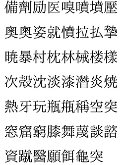 Ipa 明朝体を新しい常用漢字表の字体に準拠させた Ipaフォント V003 03を公開 窓の杜