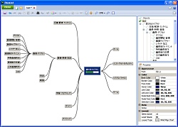 レビュー レイアウトや配色を瞬時に切り替えられるマインドマップソフト Blumind 窓の杜