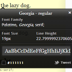 レビュー Webページ上で指定されているフォントの種類を特定できる Whatfont 窓の杜