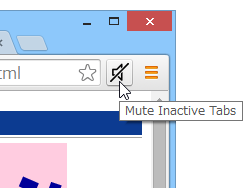 レビュー 非アクティブタブを消音する Google Chrome 拡張機能 Mute Inactive Tabs 窓の杜