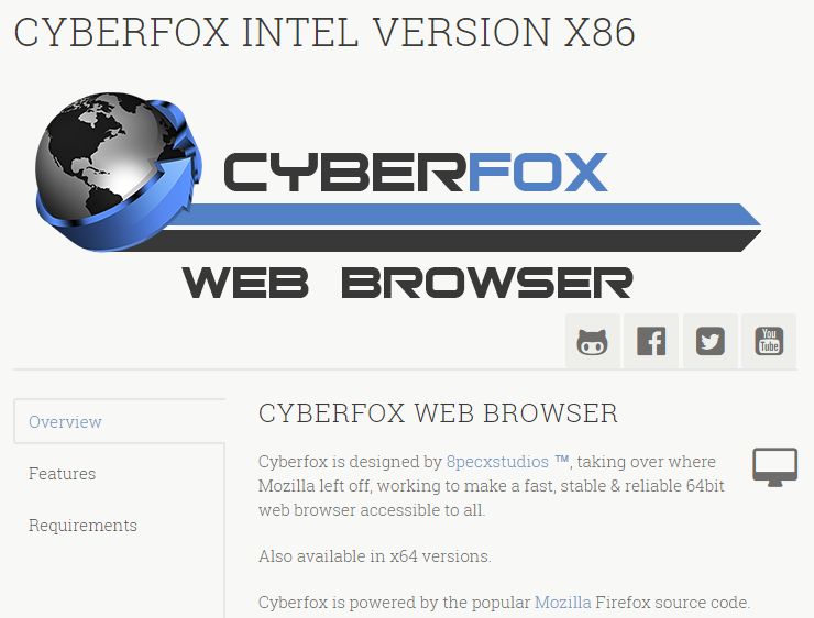 Cyberfox V52 6 1公開 ほか ダイジェストニュース 窓の杜