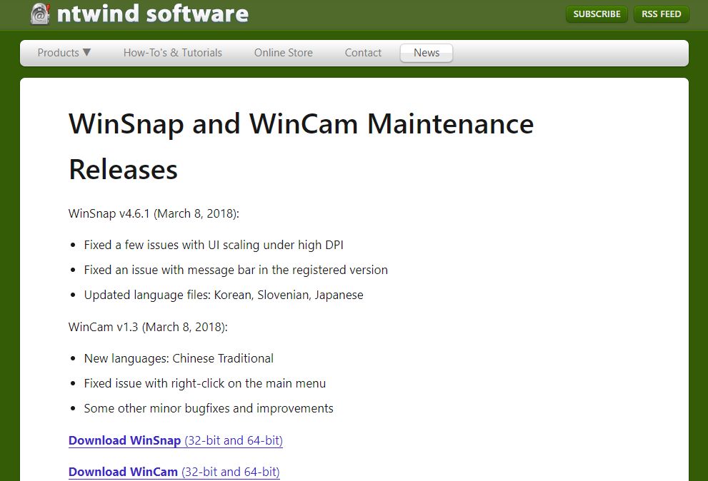 WinSnap 6.1.1 download the last version for apple